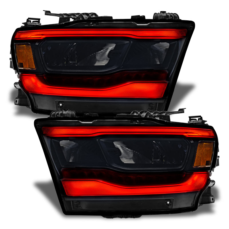 Oracle 19-21 Dodge RAM 1500 RGB+W Headlight DRL Upgrade Kit- Reflector LED Headlights - ColorSHIFT+W - Black Ops Auto Works