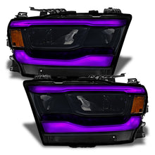 Load image into Gallery viewer, Oracle 19-21 Dodge RAM 1500 RGB+W Headlight DRL Upgrade Kit- Reflector LED Headlights - ColorSHIFT+W - Black Ops Auto Works