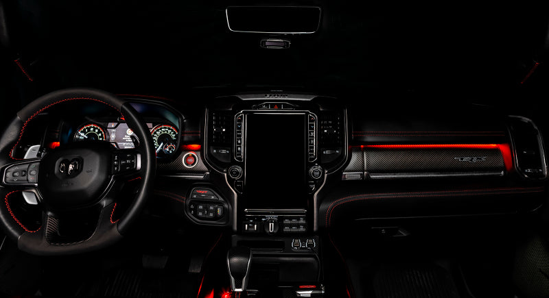 Oracle 19-22 Ram Fiber Optic LED Interior Ambient Dash Kit - ColorSHIFT (3PCS) - ColorSHIFT - Black Ops Auto Works