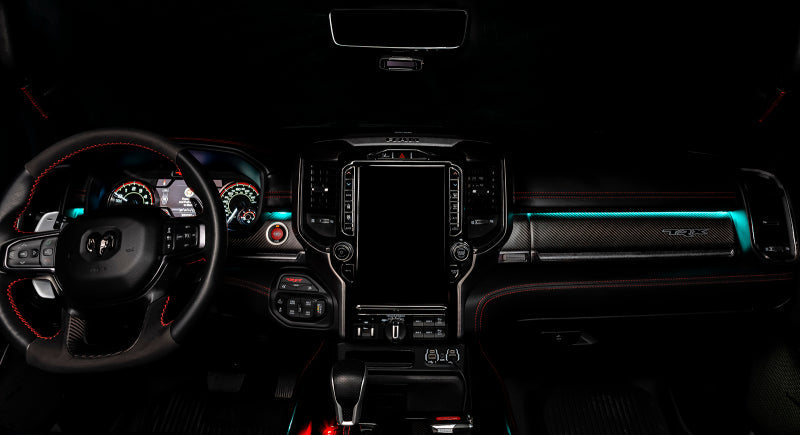 Oracle 19-22 Ram Fiber Optic LED Interior Ambient Dash Kit - ColorSHIFT (3PCS) - ColorSHIFT - Black Ops Auto Works