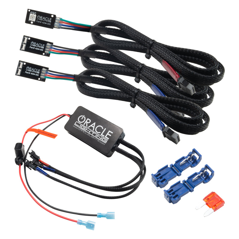 Oracle 19-22 Ram Fiber Optic LED Interior Ambient Dash Kit - ColorSHIFT (3PCS) - ColorSHIFT - Black Ops Auto Works