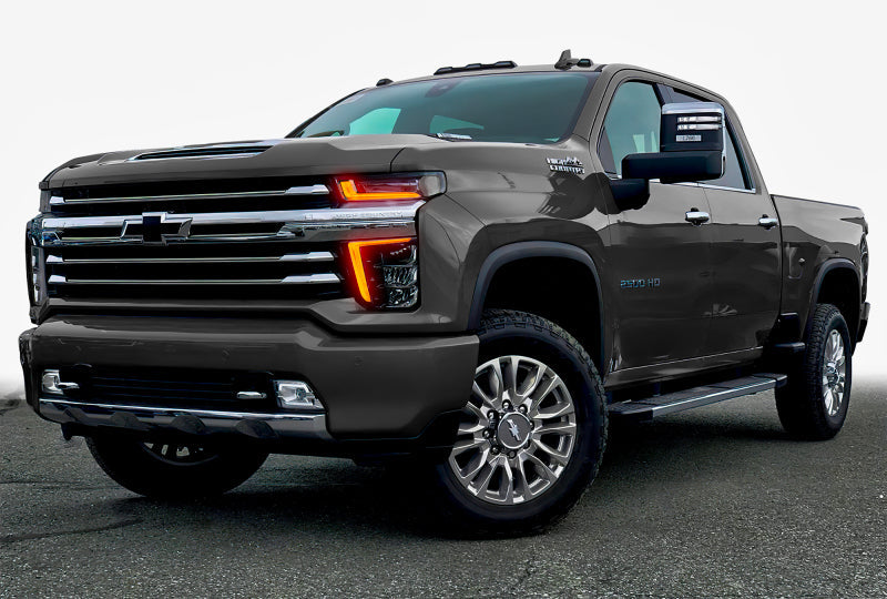 Oracle 20-21 Chevy Silverado HD 2500/3500 RGB+W Headlight DRL Upgrade Kit - ColorSHIFT - Black Ops Auto Works