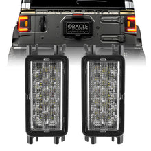 Load image into Gallery viewer, Oracle 2018+ Jeep Wrangler JL Dual Function Reverse LED Modules Flush Tail Light - Amber/White - Black Ops Auto Works