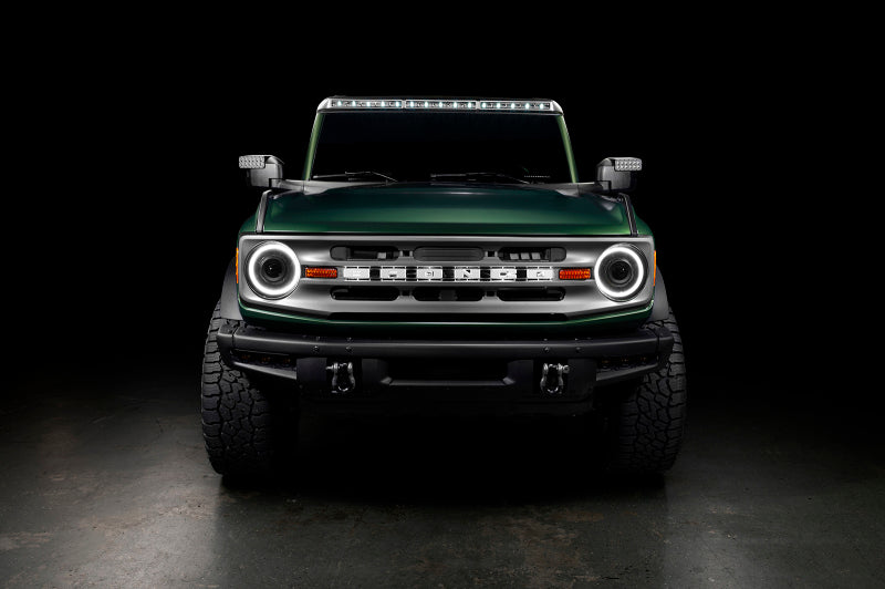 Oracle 2021+ Ford Bronco Integrated Windshield Roof LED Light Bar System - Black Ops Auto Works