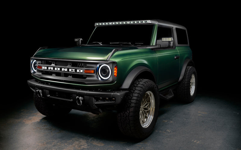 Oracle 2021+ Ford Bronco Integrated Windshield Roof LED Light Bar System - Black Ops Auto Works