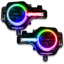 Load image into Gallery viewer, Oracle 21-22 Ford Bronco Headlight Halo Kit w/DRL Bar - Base Headlights ColorSHIFT -w/2.0 Controller - Black Ops Auto Works