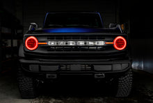 Load image into Gallery viewer, Oracle 21-22 Ford Bronco Headlight Halo Kit w/DRL Bar - Base Headlights ColorSHIFT -w/2.0 Controller - Black Ops Auto Works