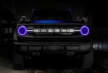 Load image into Gallery viewer, Oracle 21-22 Ford Bronco Headlight Halo Kit w/DRL Bar - Base Headlights ColorSHIFT -w/RF Controller - Black Ops Auto Works