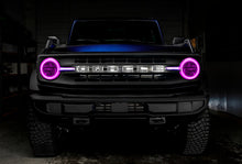 Load image into Gallery viewer, Oracle 21-22 Ford Bronco Headlight Halo Kit w/DRL Bar - Base Headlights ColorSHIFT -w/RF Controller - Black Ops Auto Works