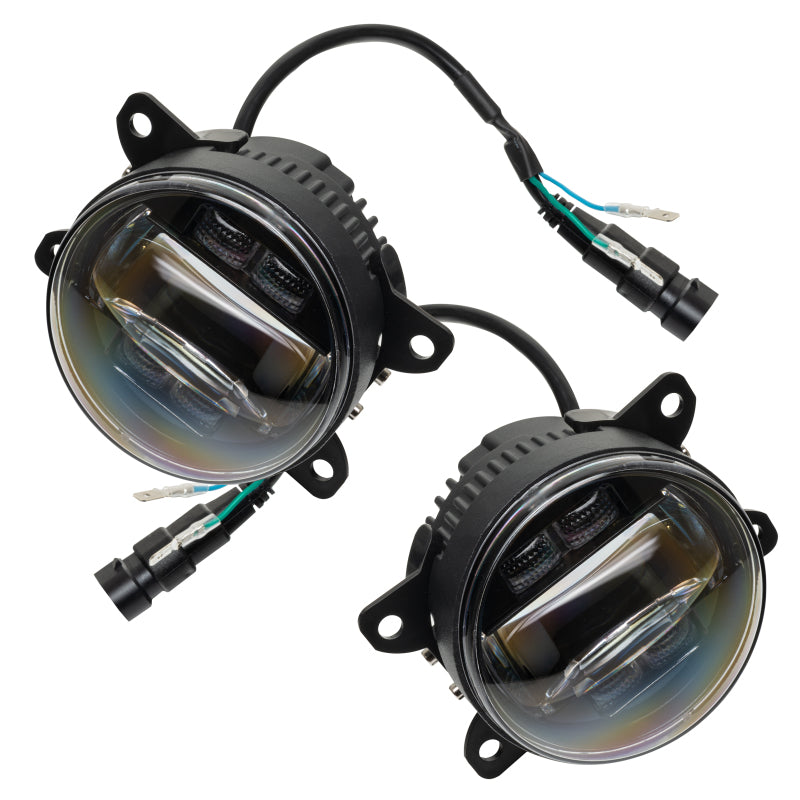Oracle 4in High Performance LED Fog Light (Pair) - 6000K - Black Ops Auto Works