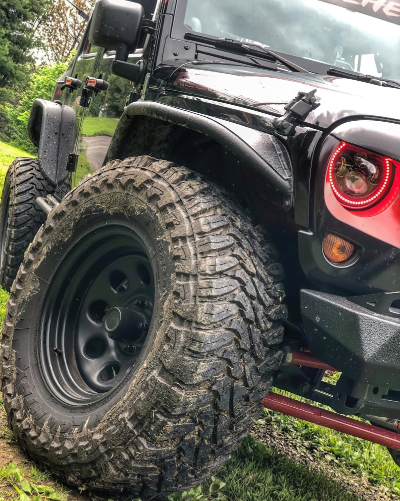 Oracle 7in High Powered LED Headlights - Black Bezel - ColorSHIFT No Controller-Headlights-ORACLE Lighting-810030390466-