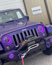 Load image into Gallery viewer, Oracle 7in High Powered LED Headlights - Black Bezel - ColorSHIFT No Controller-Headlights-ORACLE Lighting-810030390466-