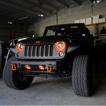 Load image into Gallery viewer, Oracle 7in High Powered LED Headlights - Black Bezel - ColorSHIFT No Controller-Headlights-ORACLE Lighting-810030390466-