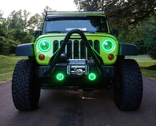 Load image into Gallery viewer, Oracle 7in High Powered LED Headlights - Black Bezel - ColorSHIFT No Controller-Headlights-ORACLE Lighting-810030390466-