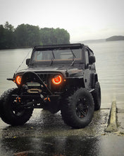 Load image into Gallery viewer, Oracle 7in High Powered LED Headlights - Black Bezel - ColorSHIFT No Controller-Headlights-ORACLE Lighting-810030390466-