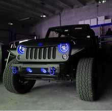 Load image into Gallery viewer, Oracle 7in High Powered LED Headlights - Black Bezel - ColorSHIFT No Controller-Headlights-ORACLE Lighting-810030390466-