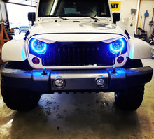 Load image into Gallery viewer, Oracle 7in High Powered LED Headlights - Black Bezel - ColorSHIFT No Controller-Headlights-ORACLE Lighting-810030390466-