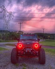 Load image into Gallery viewer, Oracle 7in High Powered LED Headlights - Black Bezel - ColorSHIFT No Controller-Headlights-ORACLE Lighting-810030390466-
