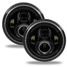 Load image into Gallery viewer, Oracle 7in High Powered LED Headlights - Black Bezel - Dynamic - Dynamic - Black Ops Auto Works