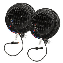 Load image into Gallery viewer, Oracle 7in High Powered LED Headlights - Black Bezel - Dynamic - Dynamic - Black Ops Auto Works