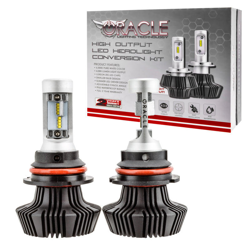 Oracle 9007 4000 Lumen LED Headlight Bulbs (Pair) - 6000K - Black Ops Auto Works