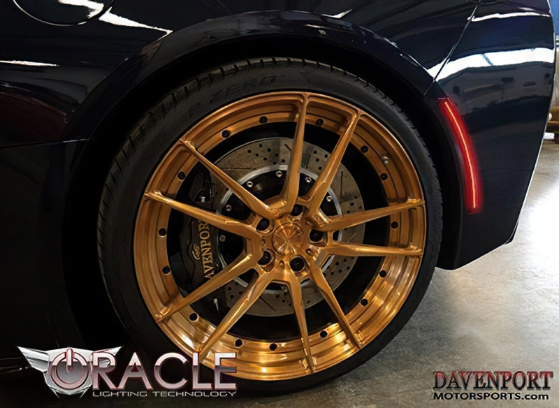 Oracle Chevrolet Corvette C7 Concept Sidemarker Set - Tinted - No Paint - Black Ops Auto Works