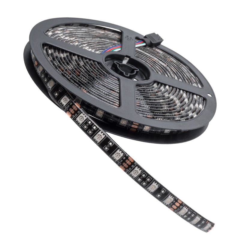 Oracle Exterior Black Flex LED 12in Strip - White-Light Strip LED-ORACLE Lighting-380400120134-