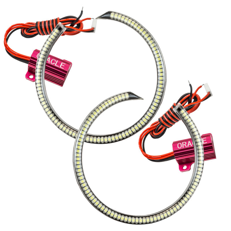 Oracle Ford Mustang 10-13 WP LED Fog Halo Kit (Grille Style) - White - Black Ops Auto Works