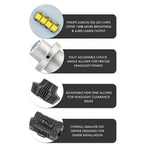 Load image into Gallery viewer, Oracle H7 4000 Lumen LED Headlight Bulbs (Pair) - 6000K - Black Ops Auto Works