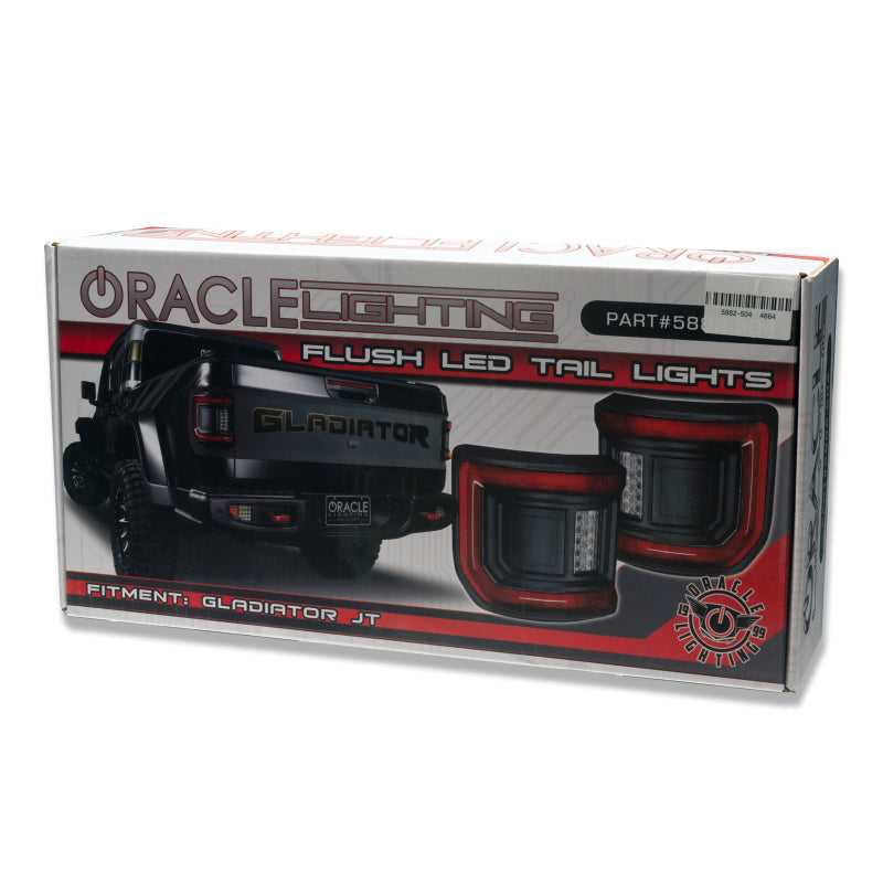 Oracle Jeep Gladiator JT Flush Mount LED Tail Lights - Black Ops Auto Works