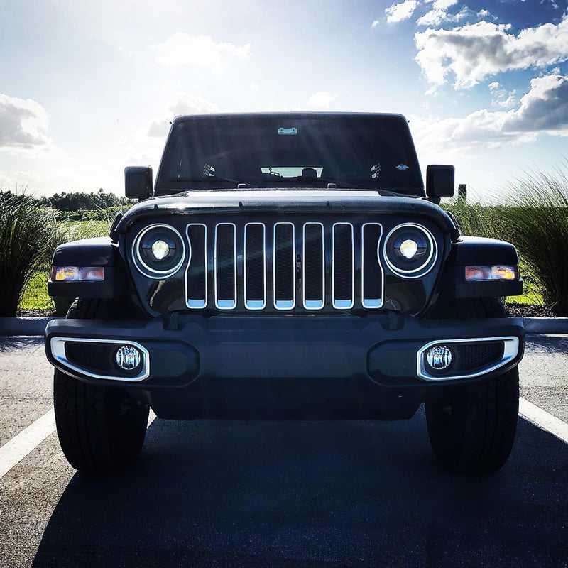 Oracle Jeep JL/Gladiator JT Oculus Switchback Bi-LED Projector Headlights - Amber/White Switchback - Black Ops Auto Works