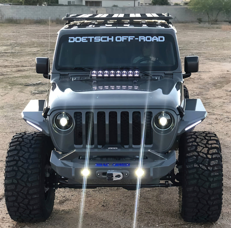 Oracle Jeep JL/Gladiator JT Oculus Switchback Bi-LED Projector Headlights - Amber/White Switchback - Black Ops Auto Works