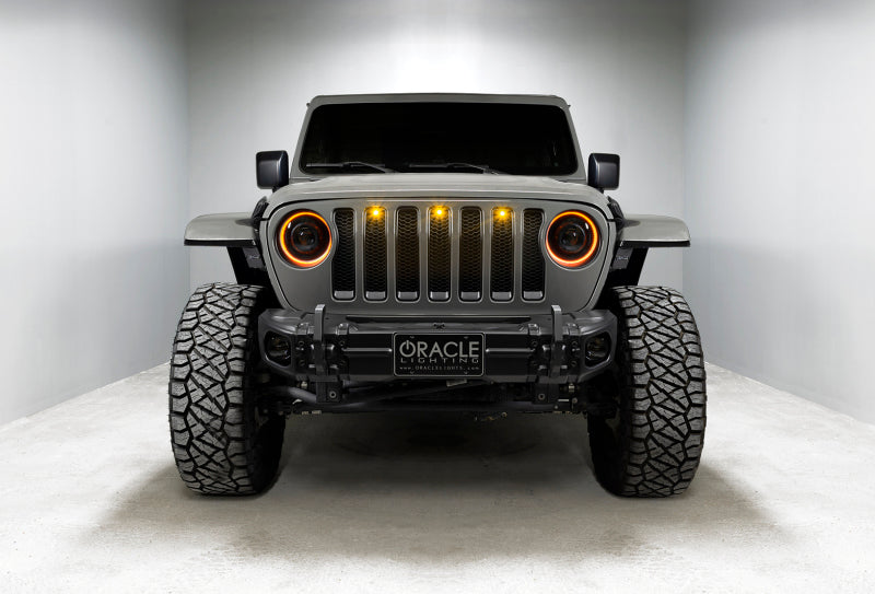 Oracle Jeep JL/Gladiator JT Oculus Switchback Bi-LED Projector Headlights - Amber/White Switchback - Black Ops Auto Works