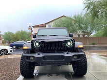 Load image into Gallery viewer, Oracle Jeep JL/Gladiator JT Oculus Switchback Bi-LED Projector Headlights - Amber/White Switchback - Black Ops Auto Works