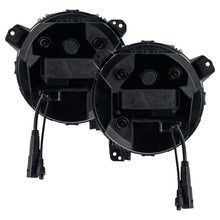 Load image into Gallery viewer, Oracle Jeep JL/Gladiator JT Oculus Switchback Bi-LED Projector Headlights - Amber/White Switchback - Black Ops Auto Works