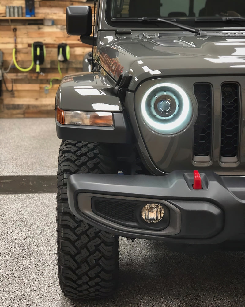 Oracle Jeep JL/Gladiator JT Oculus Switchback Bi-LED Projector Headlights - Amber/White Switchback - Black Ops Auto Works