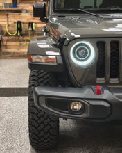 Load image into Gallery viewer, Oracle Jeep JL/Gladiator JT Oculus Switchback Bi-LED Projector Headlights - Amber/White Switchback - Black Ops Auto Works