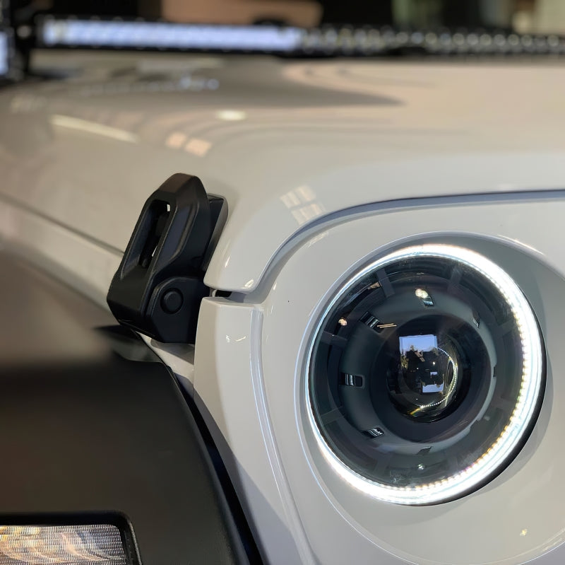 Oracle Jeep JL/Gladiator JT Oculus Switchback Bi-LED Projector Headlights - Amber/White Switchback - Black Ops Auto Works