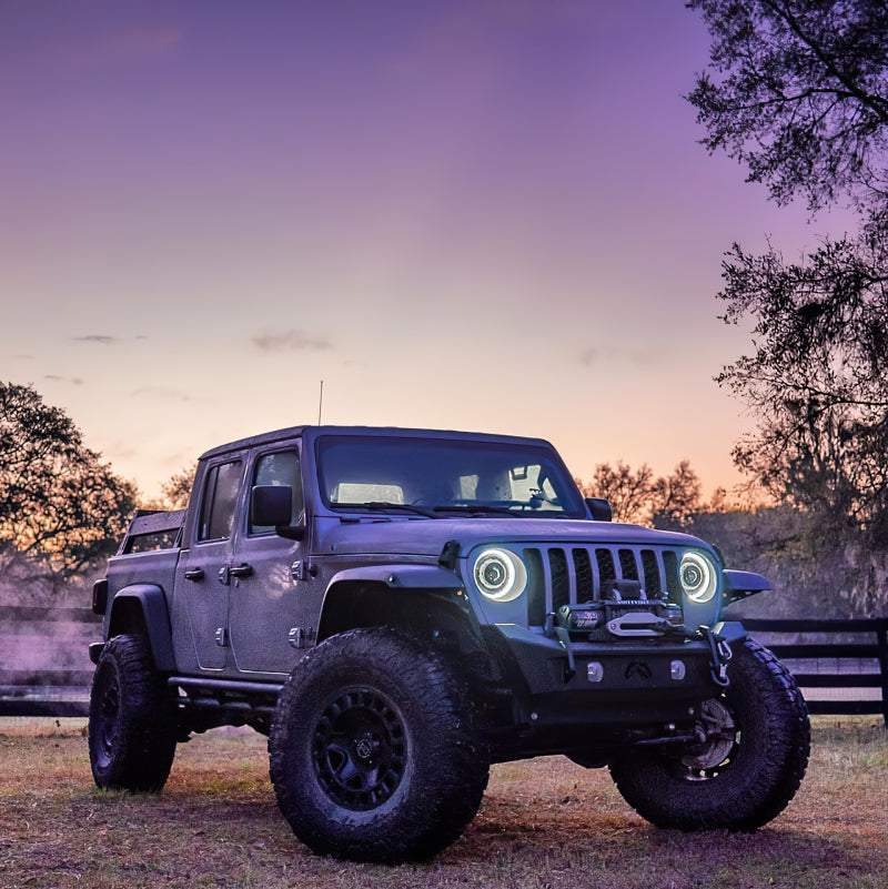 Oracle Jeep JL/Gladiator JT Oculus Switchback Bi-LED Projector Headlights - Amber/White Switchback - Black Ops Auto Works