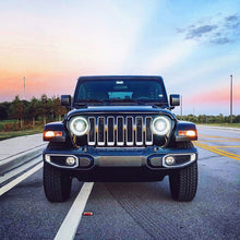 Load image into Gallery viewer, Oracle Jeep JL/Gladiator JT Oculus Switchback Bi-LED Projector Headlights - Amber/White Switchback - Black Ops Auto Works