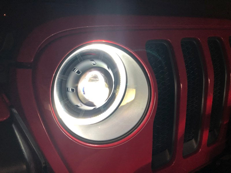 Oracle Jeep JL/Gladiator JT Oculus Switchback Bi-LED Projector Headlights - Amber/White Switchback - Black Ops Auto Works