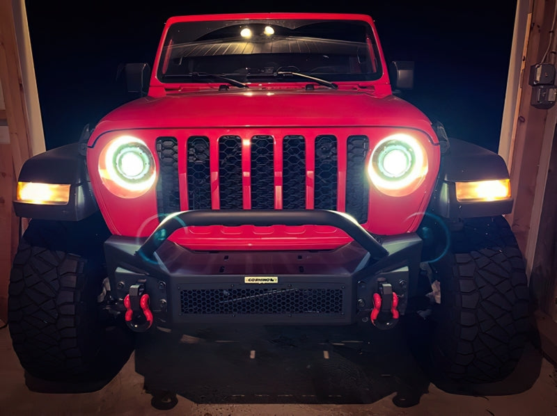 Oracle Jeep JL/Gladiator JT Oculus Switchback Bi-LED Projector Headlights - Amber/White Switchback - Black Ops Auto Works