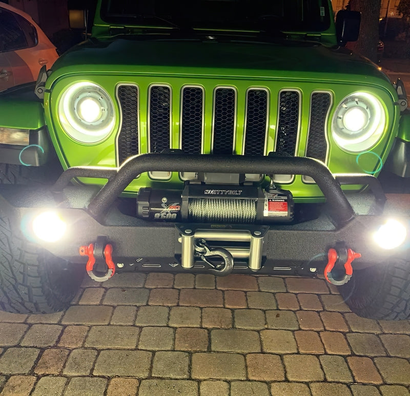 Oracle Jeep JL/Gladiator JT Oculus Switchback Bi-LED Projector Headlights - Amber/White Switchback - Black Ops Auto Works