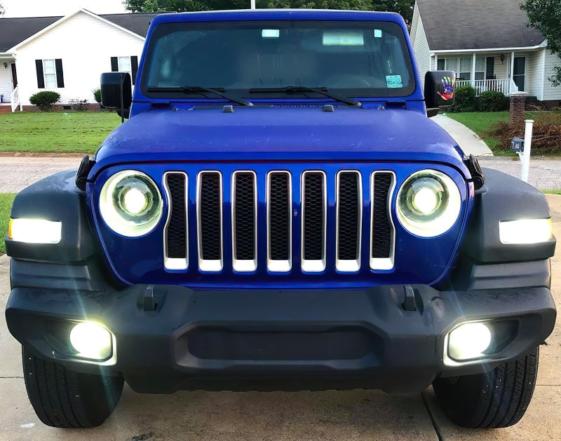 Oracle Jeep JL/Gladiator JT Oculus Switchback Bi-LED Projector Headlights - Amber/White Switchback - Black Ops Auto Works