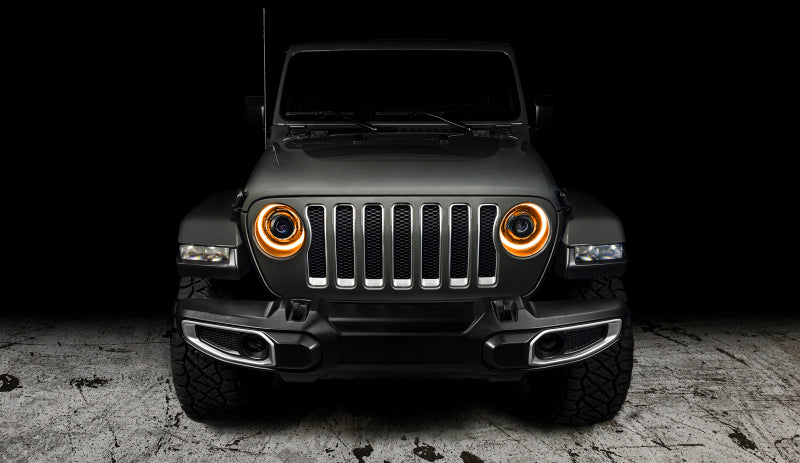 Oracle Jeep JL/Gladiator JT Oculus Switchback Bi-LED Projector Headlights - Amber/White Switchback - Black Ops Auto Works