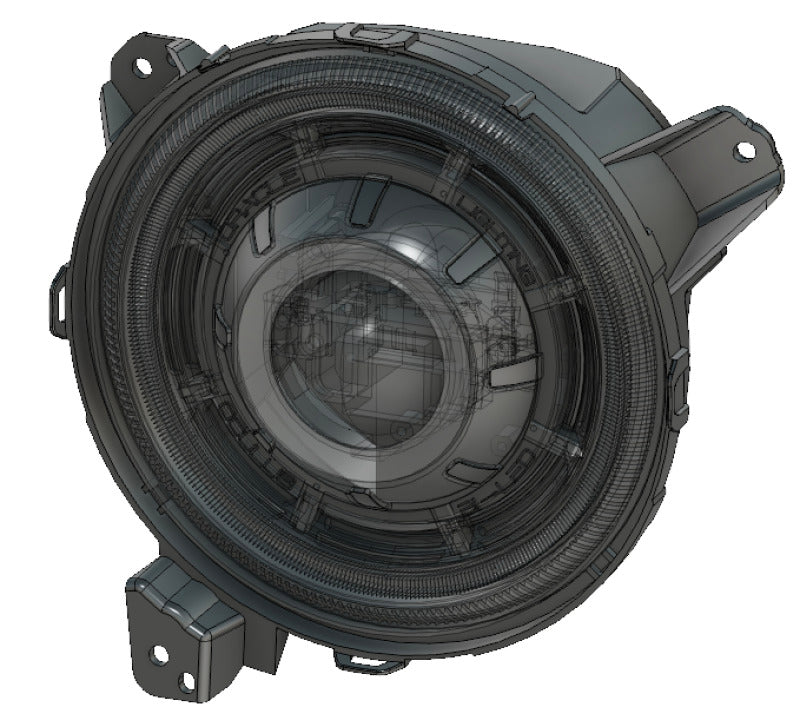Oracle Jeep JL/Gladiator JT Oculus Switchback Bi-LED Projector Headlights - Amber/White Switchback - Black Ops Auto Works