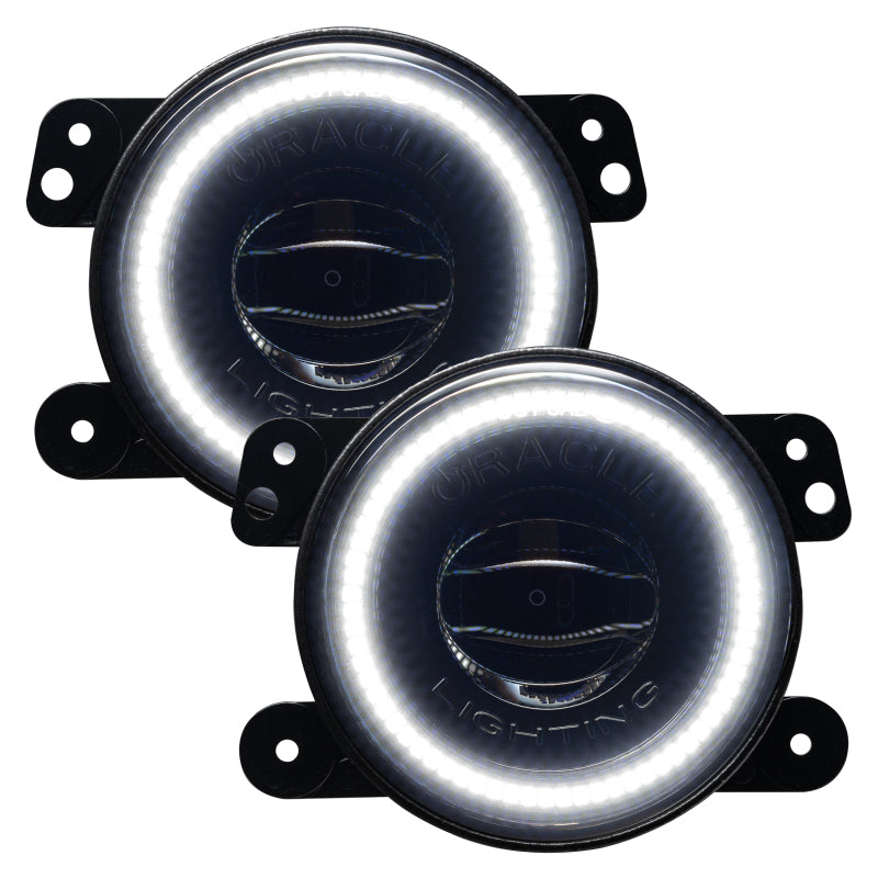 Oracle Jeep Wrangler JK/JL/JT High Performance W LED Fog Lights - White - Black Ops Auto Works