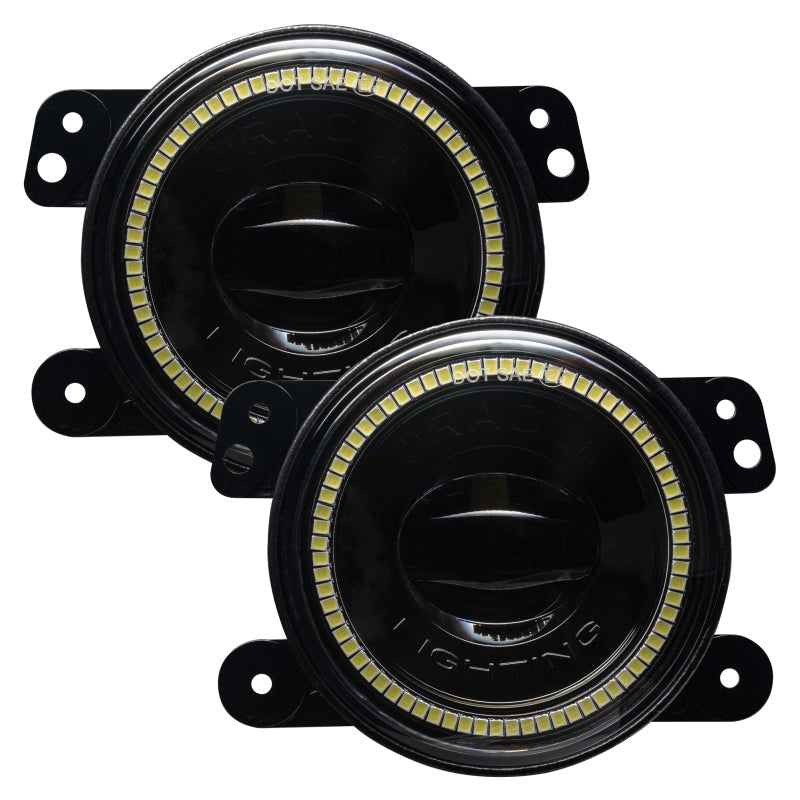Oracle Jeep Wrangler JK/JL/JT High Performance W LED Fog Lights - White - Black Ops Auto Works