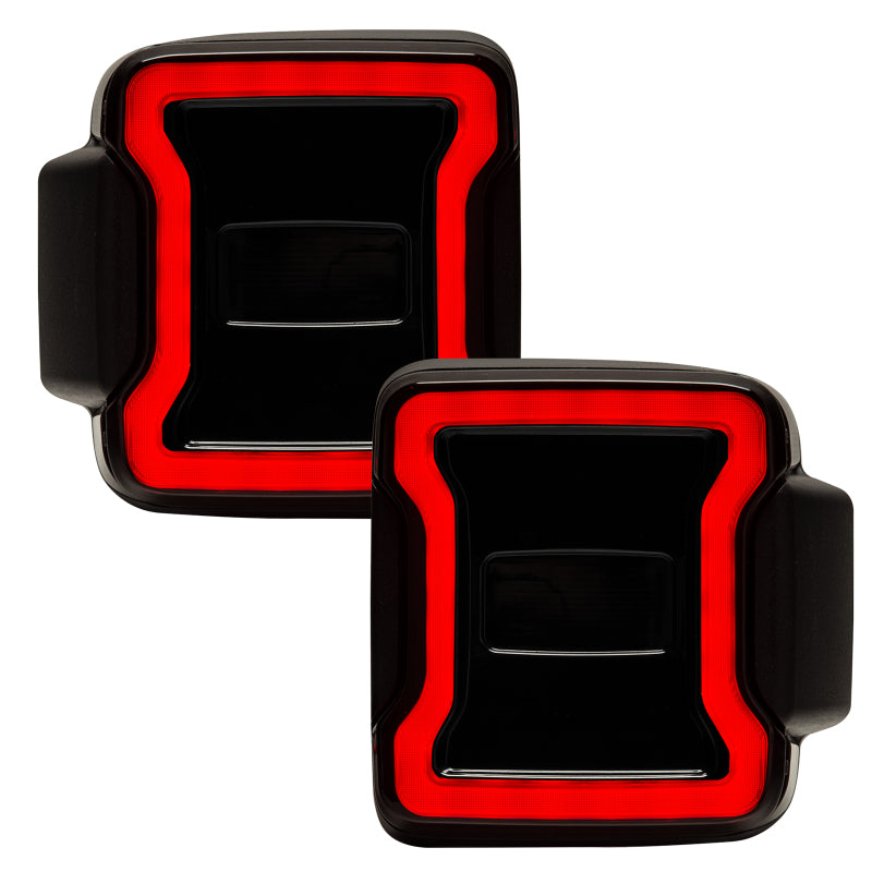 Oracle Jeep Wrangler JL Black Series LED Tail Lights - Black Ops Auto Works