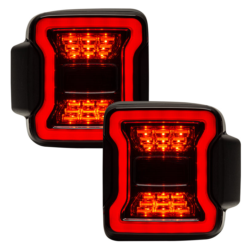 Oracle Jeep Wrangler JL Black Series LED Tail Lights - Black Ops Auto Works